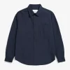Norse Projects SHIRTING^Silas Tech Poplin Shirt Dark Navy