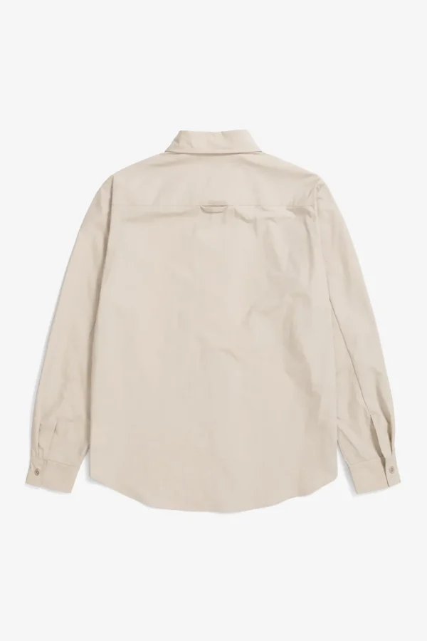 Norse Projects SHIRTING^Silas Tech Poplin Shirt Stone