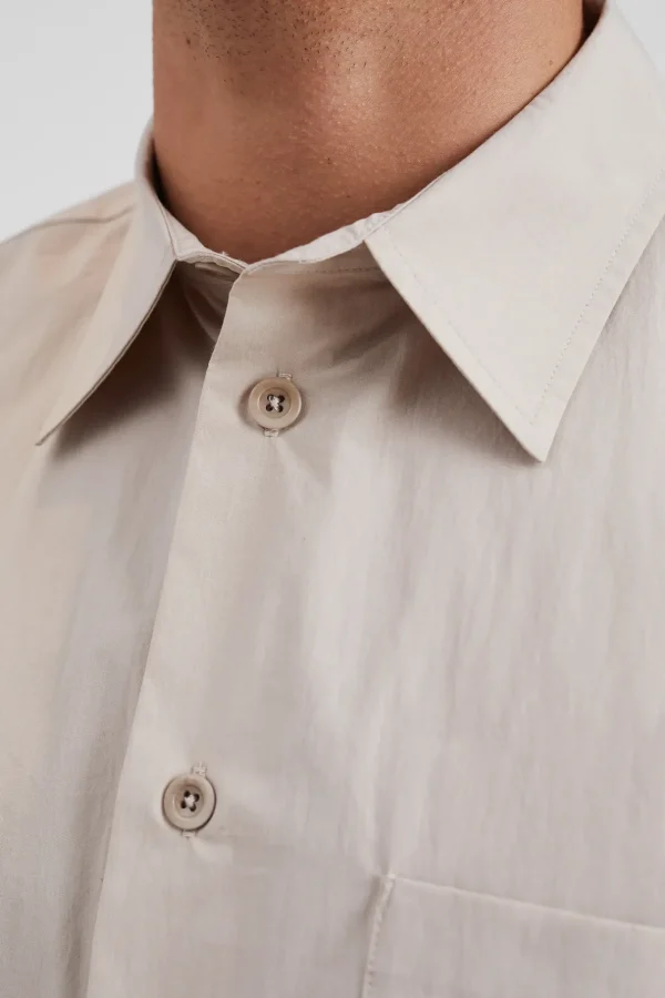 Norse Projects SHIRTING^Silas Tech Poplin Shirt Stone