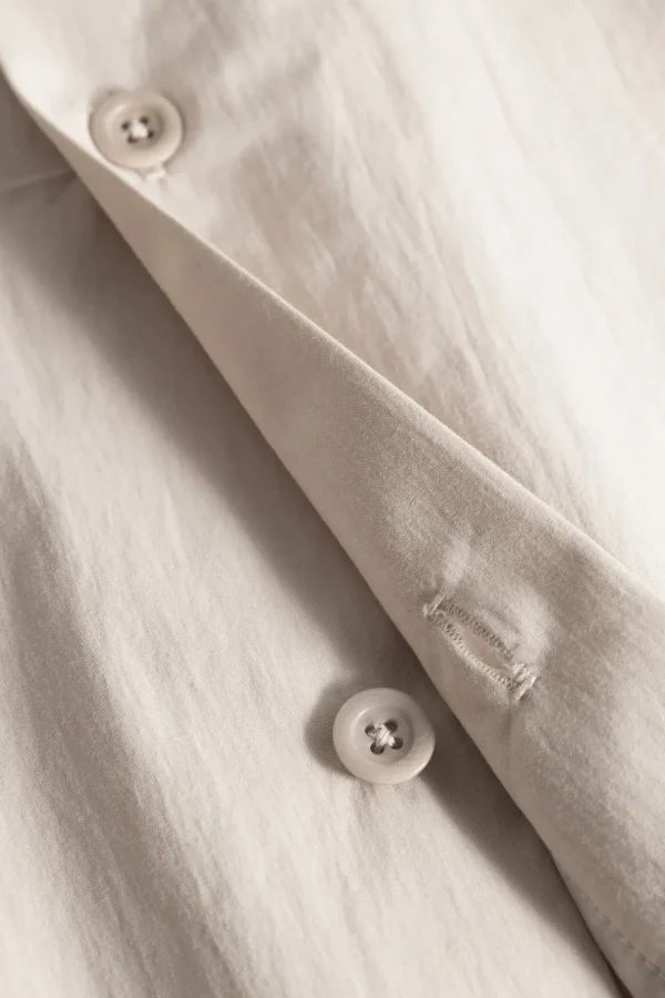 Norse Projects SHIRTING^Silas Tech Poplin Shirt Stone
