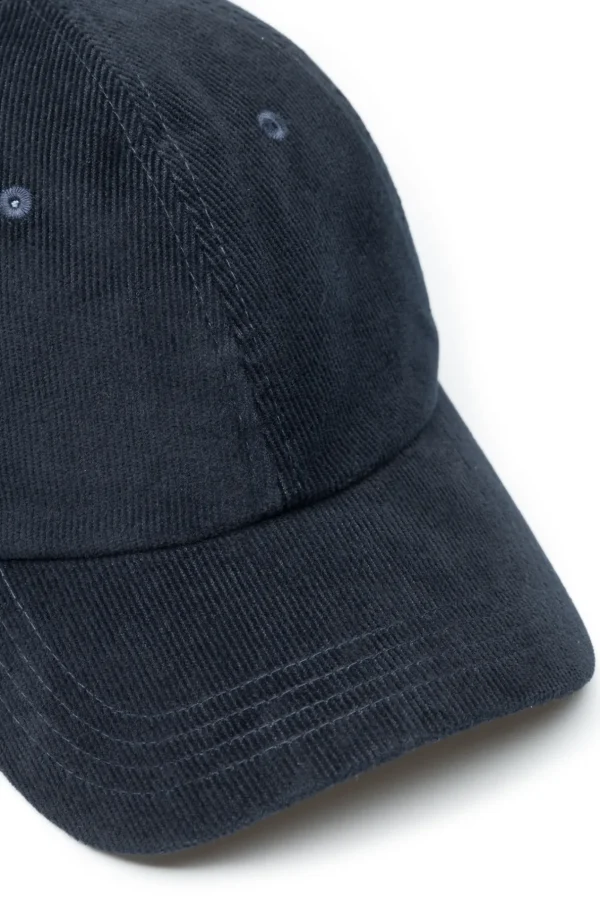 Norse Projects CAPS^Solotex Corduroy Sports Cap Dark Navy