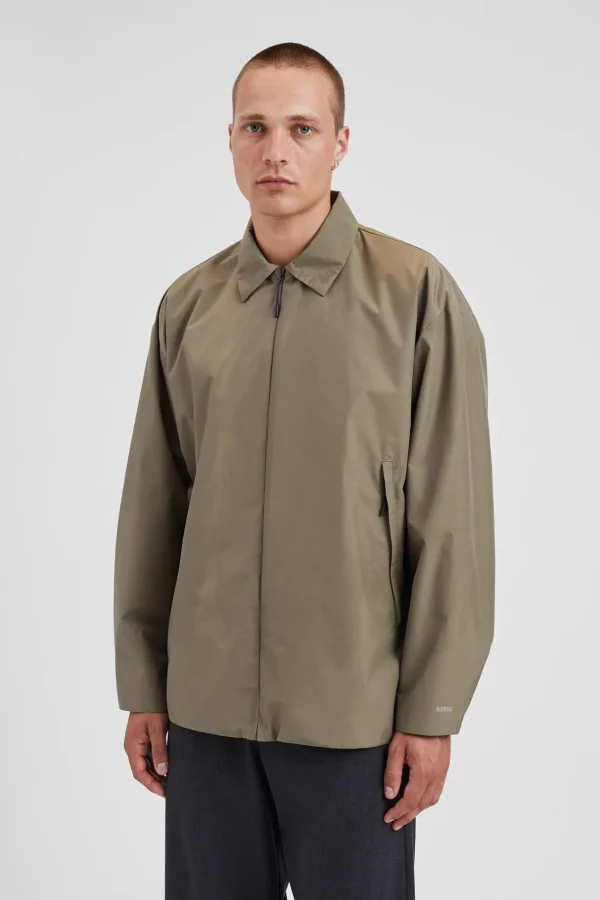 Norse Projects OUTERWEAR^Sten Gore-Tex Windstopper Insulated Shirt Jacket Sediment Green