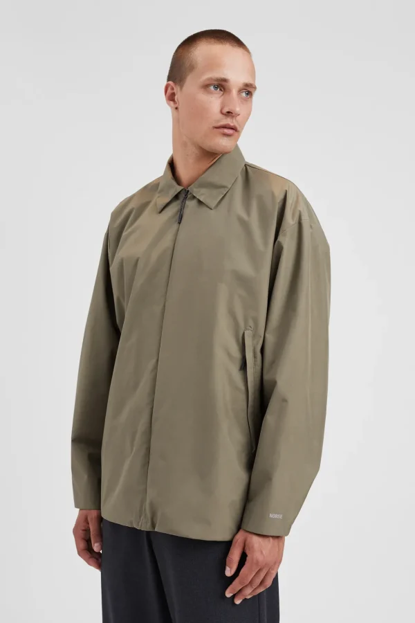 Norse Projects OUTERWEAR^Sten Gore-Tex Windstopper Insulated Shirt Jacket Sediment Green
