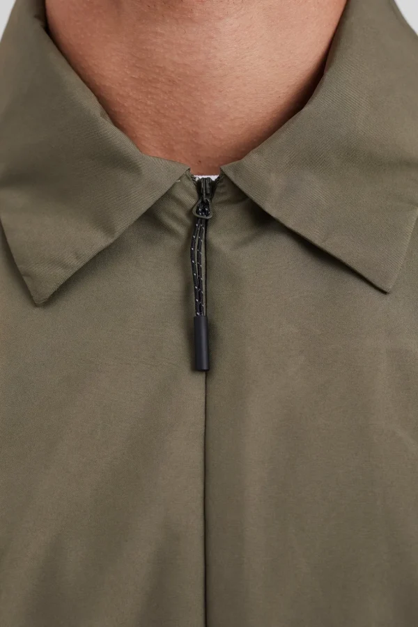 Norse Projects OUTERWEAR^Sten Gore-Tex Windstopper Insulated Shirt Jacket Sediment Green