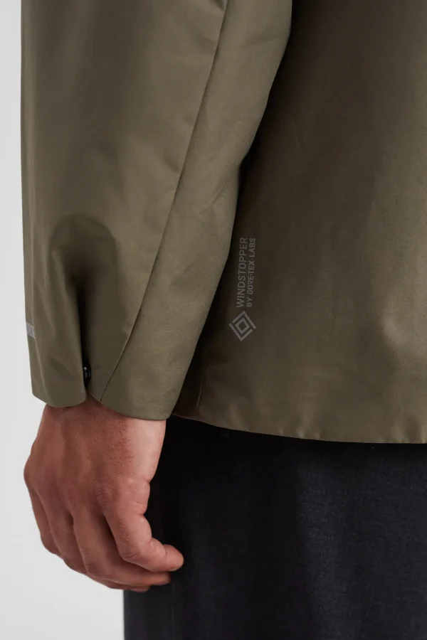 Norse Projects OUTERWEAR^Sten Gore-Tex Windstopper Insulated Shirt Jacket Sediment Green