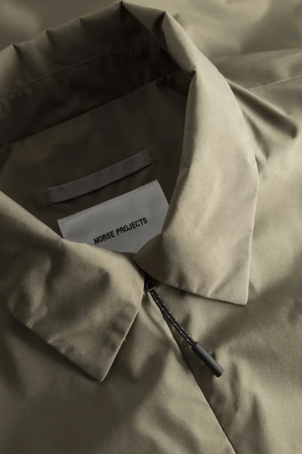 Norse Projects OUTERWEAR^Sten Gore-Tex Windstopper Insulated Shirt Jacket Sediment Green