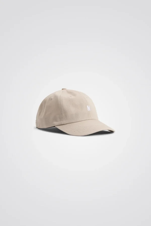 Norse Projects CAPS^Twill Sports Cap Marble white