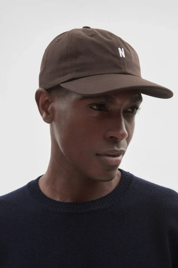 Norse Projects CAPS^Twill Sports Cap Espresso