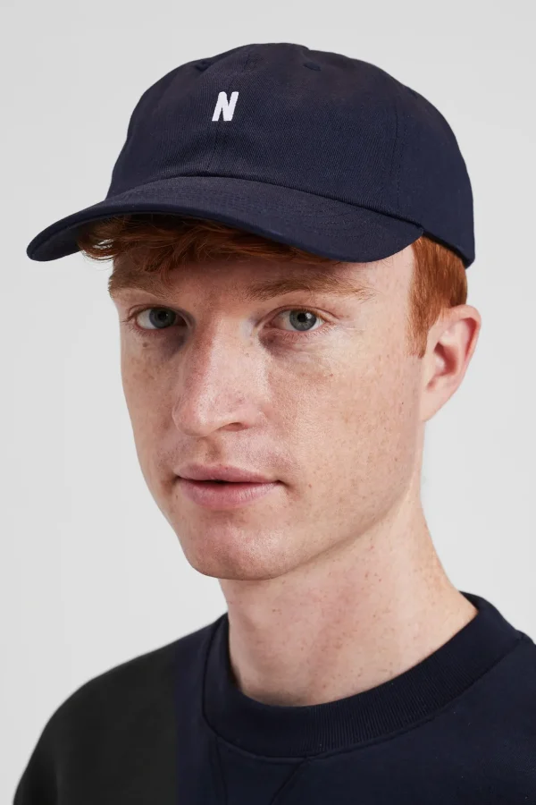 Norse Projects CAPS^Twill Sports Cap Dark Navy