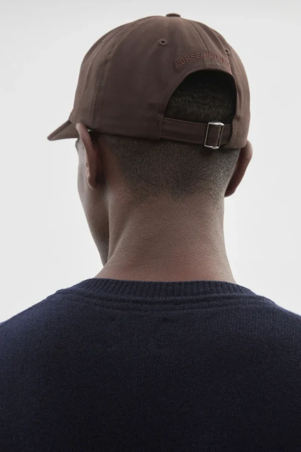 Norse Projects CAPS^Twill Sports Cap Espresso