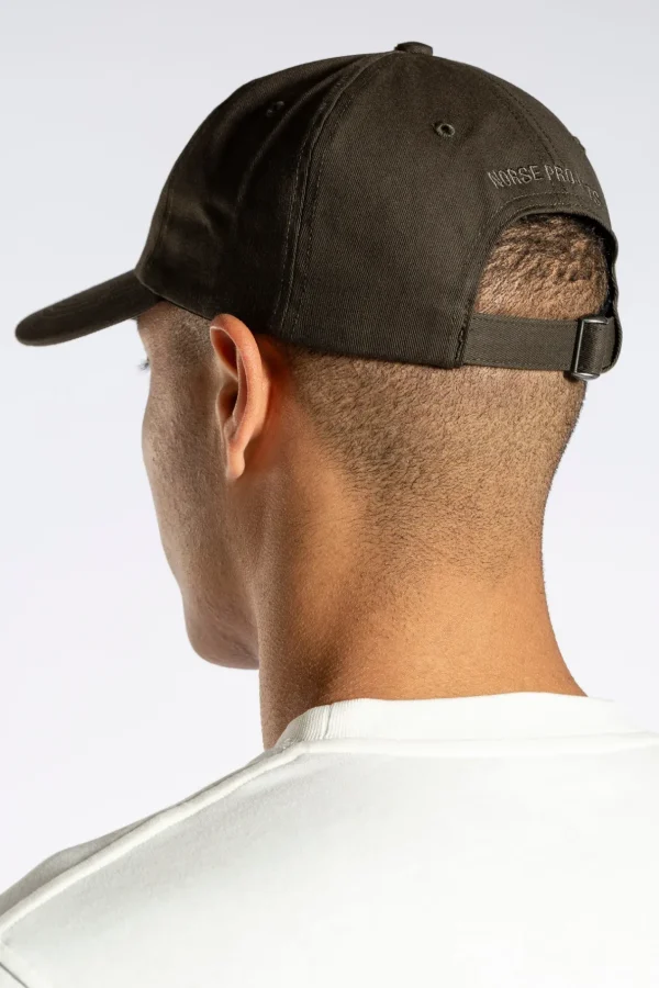 Norse Projects CAPS^Twill Sports Cap Beech Green
