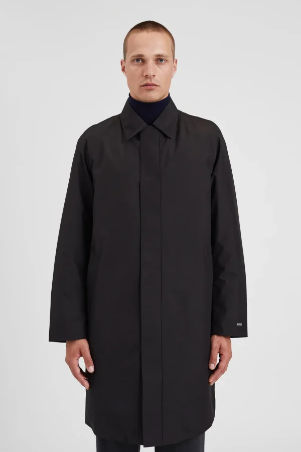 Norse Projects OUTERWEAR^Vargo Gore-Tex Windstopper Raglan Mac Black