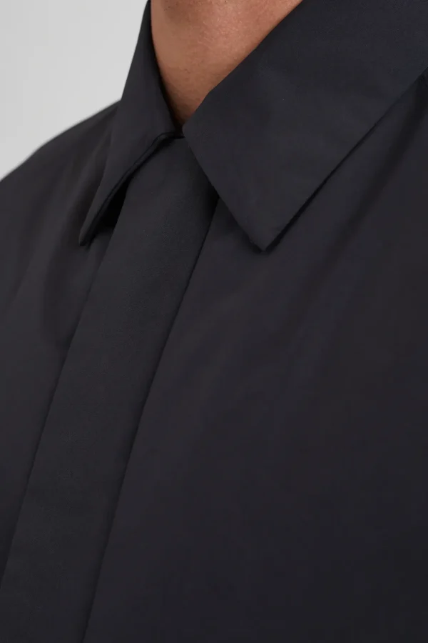 Norse Projects OUTERWEAR^Vargo Gore-Tex Windstopper Raglan Mac Battleship Grey