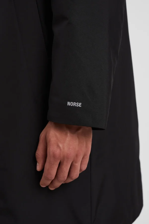 Norse Projects OUTERWEAR^Vargo Gore-Tex Windstopper Raglan Mac Black