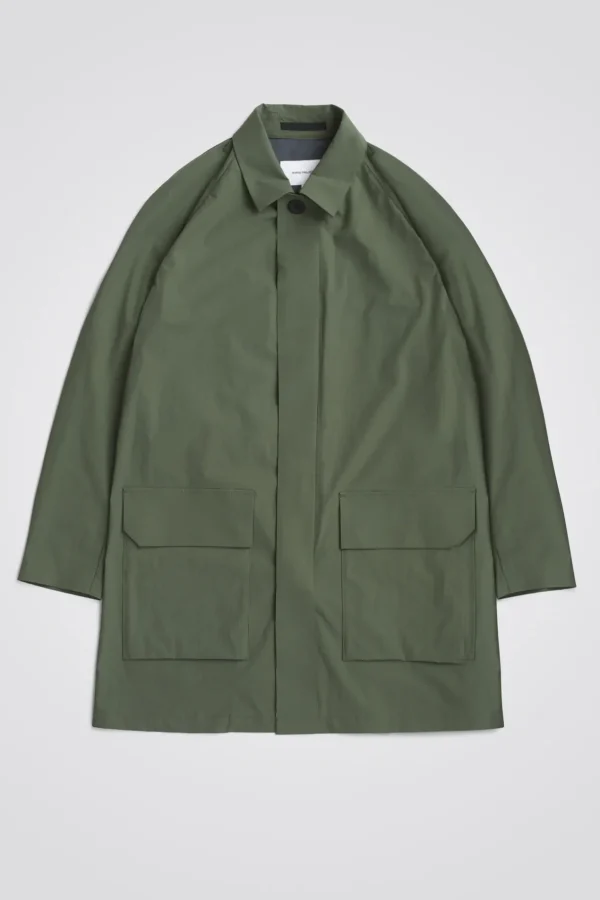 Norse Projects OUTERWEAR^Vargo Travel Light Raglan Mac Spruce Green