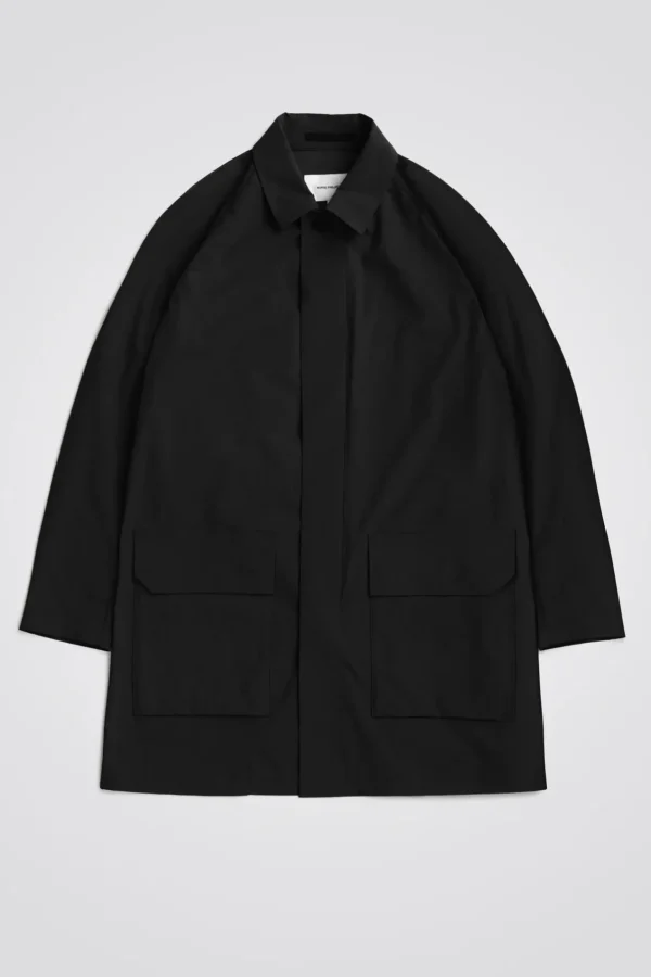 Norse Projects OUTERWEAR^Vargo Travel Light Raglan Mac Black