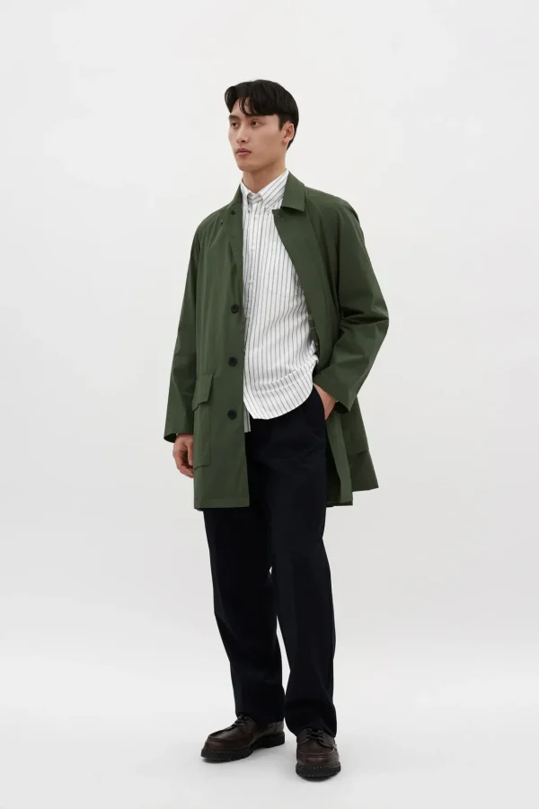 Norse Projects OUTERWEAR^Vargo Travel Light Raglan Mac Spruce Green