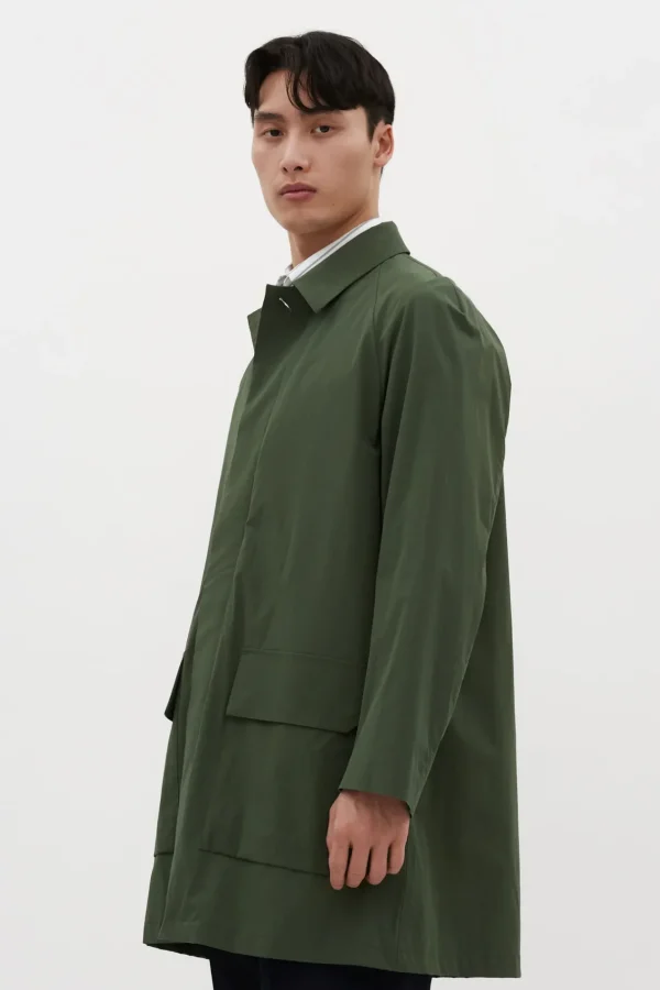 Norse Projects OUTERWEAR^Vargo Travel Light Raglan Mac Spruce Green