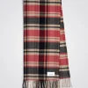 Norse Projects ACCESSORIES^Virgin Wool Checked Scarf Holmen Red