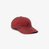 Norse Projects CAPS^Wax 6-Panel Cap Burgundy