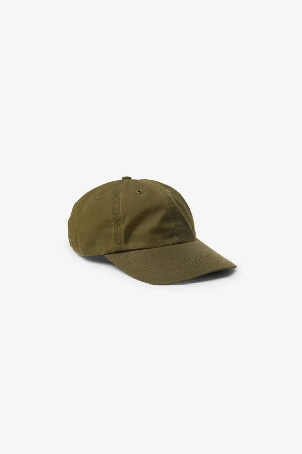 Norse Projects CAPS^Wax 6-Panel Cap Beech Green