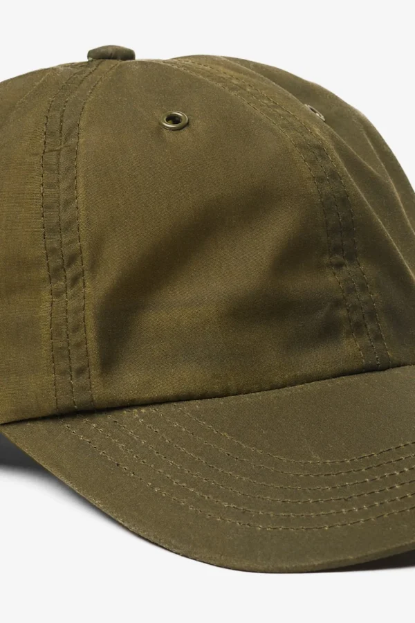Norse Projects CAPS^Wax 6-Panel Cap Beech Green