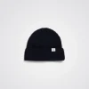 Norse Projects BEANIES^Wool Cotton Rib Beanie Dark Navy